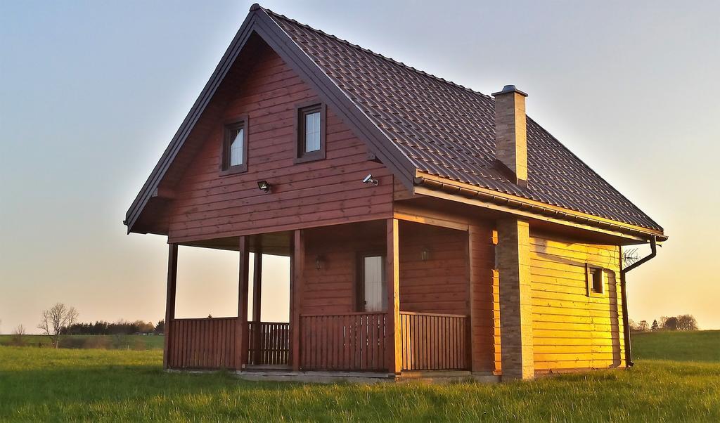 Domek nad Jeziorem Lepaki Wielkie Zewnętrze zdjęcie